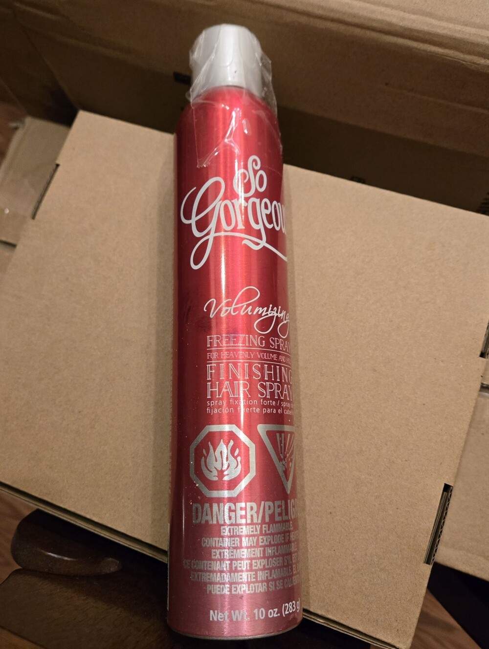 Retired VINTAGE FINE HAIR SO GORGEOUS VOLUMIZING SHAPING SPRAY BIG TEXAS PAGEANT